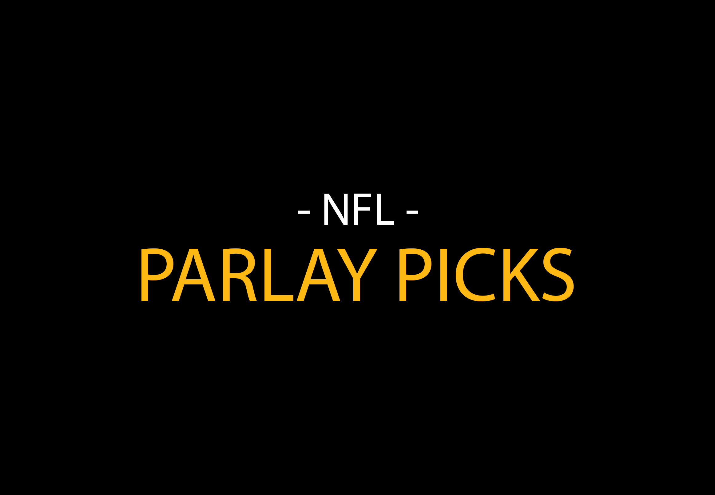 Parlay Picks NFL