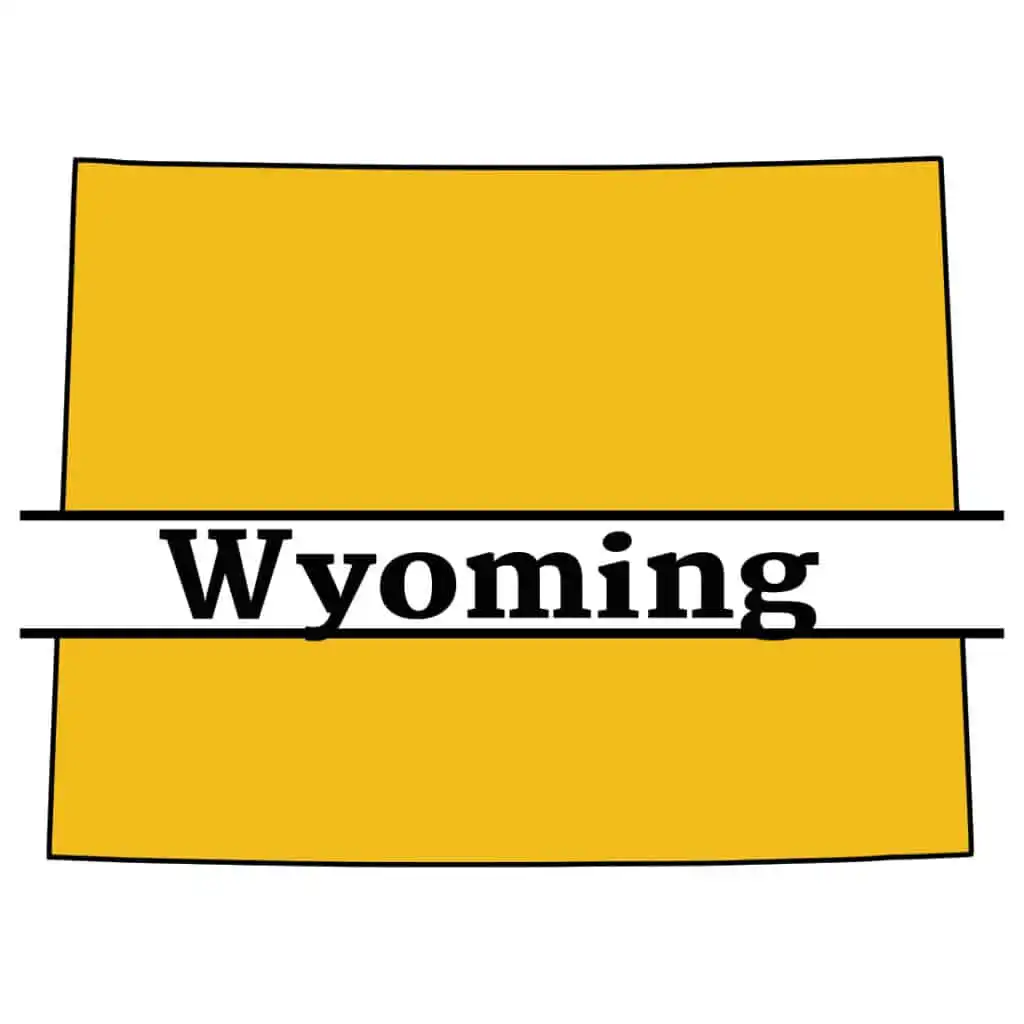 Wyoming State Map